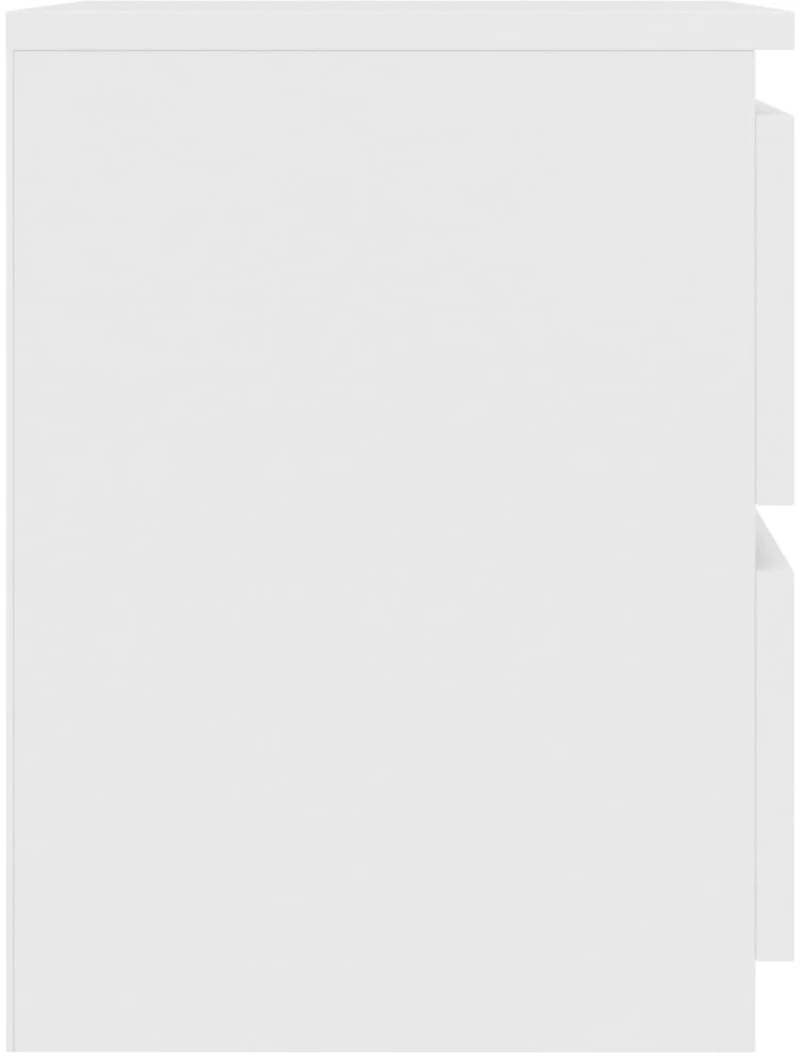 vidaXL Κομοδίνο Λευκό 30 x 30 x 40 εκ. από Μοριοσανίδα N/A Λευκό