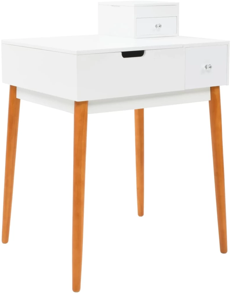 vidaXL Μπουντουάρ με Καθρέφτη 60 x 50 x 86 εκ. από MDF N/A Λευκό