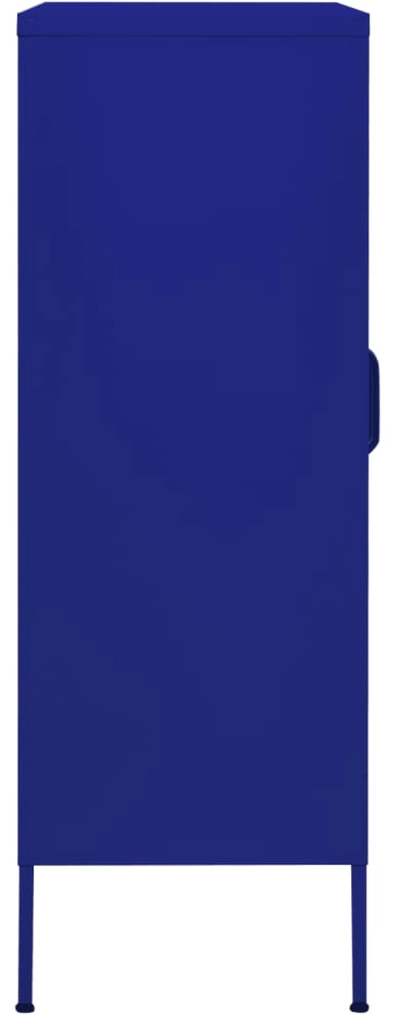 vidaXL Ντουλάπι Αποθήκευσης Ναυτικό Μπλε 80 x 35 x 101,5 εκ. Ατσάλινο N/A Μπλε