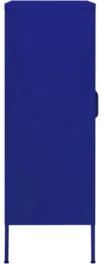 vidaXL Ντουλάπι Αποθήκευσης Ναυτικό Μπλε 80 x 35 x 101,5 εκ. Ατσάλινο N/A Μπλε