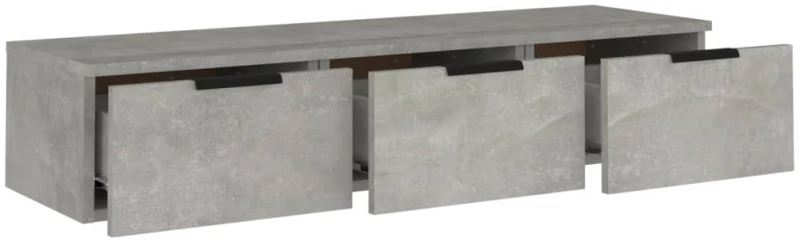 vidaXL Ντουλάπι Τοίχου Γκρι Σκυρ. 102x30x20 εκ. Επεξεργασμένο Ξύλο N/A Γκρι