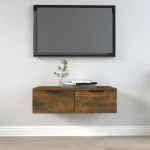 vidaXL Ντουλάπι Τοίχου Καπνιστή Δρυς 68x30x20 εκ. Επεξεργασμένο Ξύλο N/A Καφέ