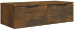 vidaXL Ντουλάπι Τοίχου Καπνιστή Δρυς 68x30x20 εκ. Επεξεργασμένο Ξύλο N/A Καφέ