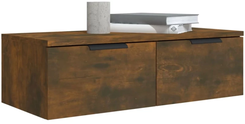 vidaXL Ντουλάπι Τοίχου Καπνιστή Δρυς 68x30x20 εκ. Επεξεργασμένο Ξύλο N/A Καφέ