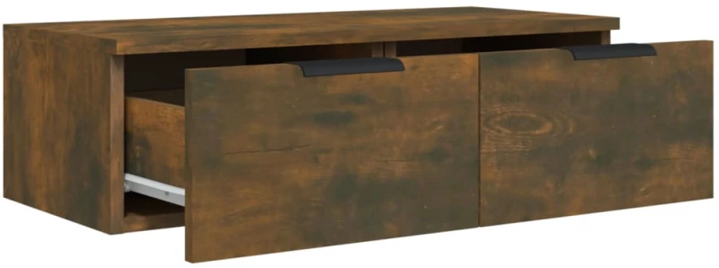 vidaXL Ντουλάπι Τοίχου Καπνιστή Δρυς 68x30x20 εκ. Επεξεργασμένο Ξύλο N/A Καφέ