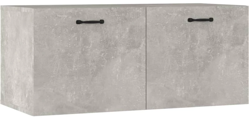 vidaXL Ντουλάπι Τοίχου Γκρι Σκυρ. 80x35x36,5 εκ. Επεξεργασμένο Ξύλο N/A Γκρι