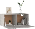 vidaXL Ντουλάπι Τοίχου Γκρι Σκυρ. 80x35x36,5 εκ. Επεξεργασμένο Ξύλο N/A Γκρι