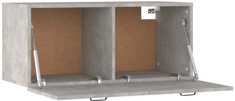 vidaXL Ντουλάπι Τοίχου Γκρι Σκυρ. 80x35x36,5 εκ. Επεξεργασμένο Ξύλο N/A Γκρι
