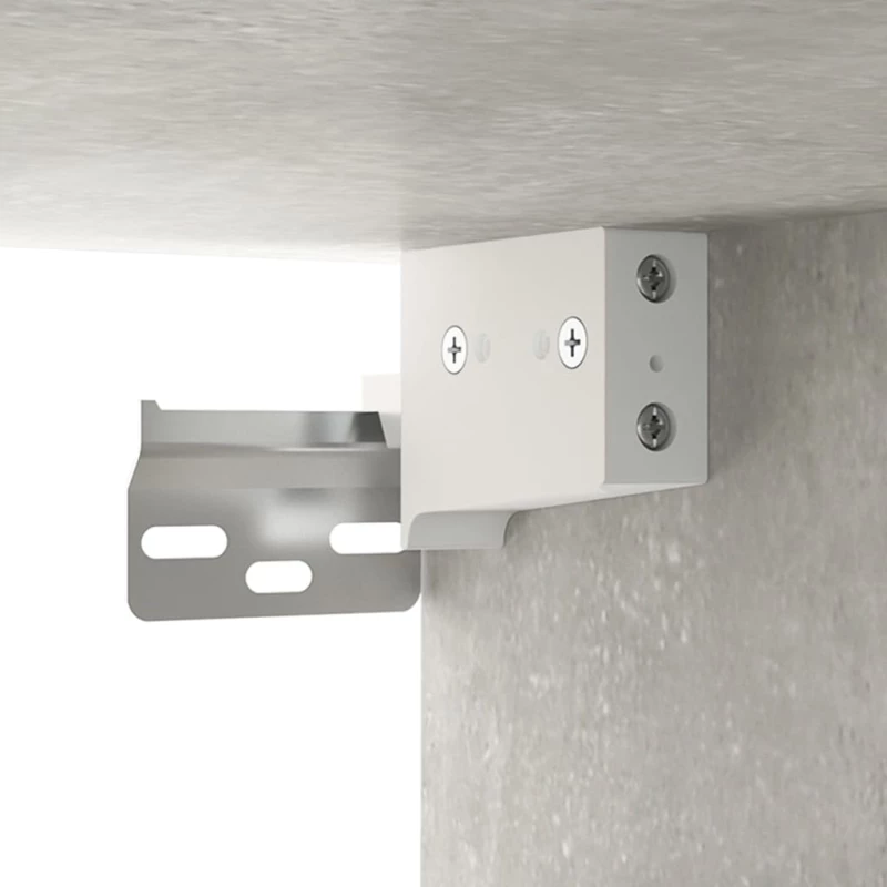 vidaXL Ντουλάπι Τοίχου Γκρι Σκυρ. 80x35x36,5 εκ. Επεξεργασμένο Ξύλο N/A Γκρι