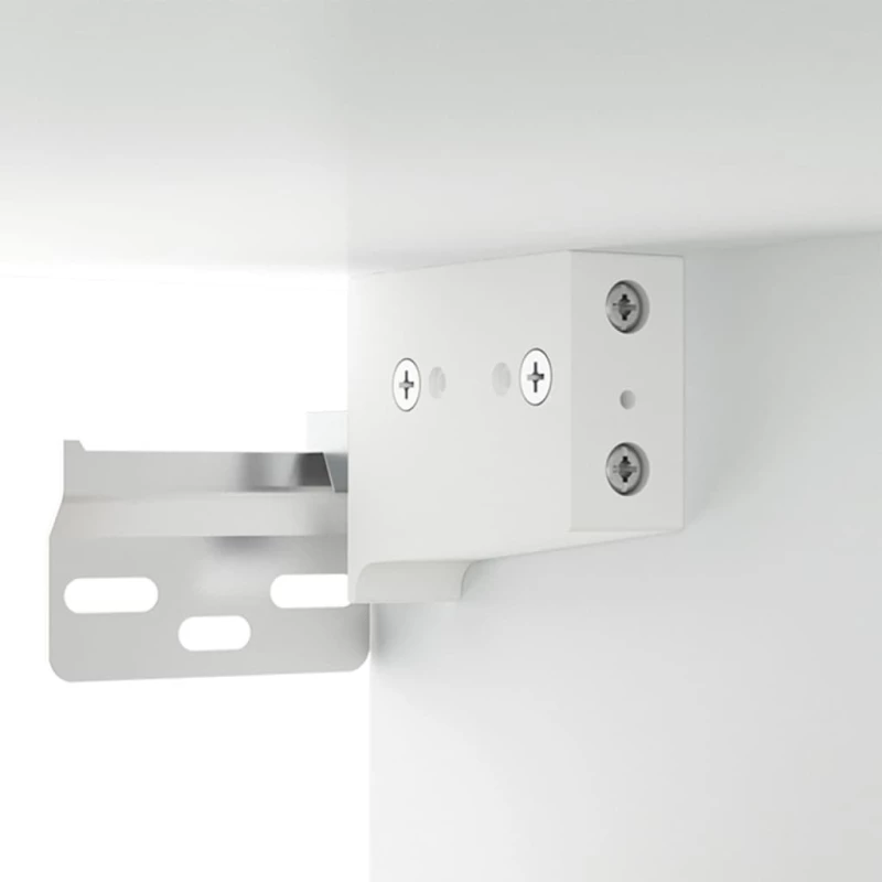 vidaXL Κομοδίνο Επιτοίχιο Λευκά 35 x 35 x 20 εκ. N/A Λευκό