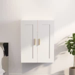 vidaXL Ντουλάπι Τοίχου Λευκό 69,5x32,5x90 εκ από Επεξεργασμένο Ξύλο N/A Λευκό