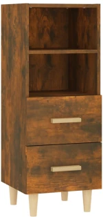 vidaXL Ντουλάπι Καπνιστή Δρυς 34,5 x 34 x 90 εκ. Επεξεργασμένο Ξύλο N/A Καφέ