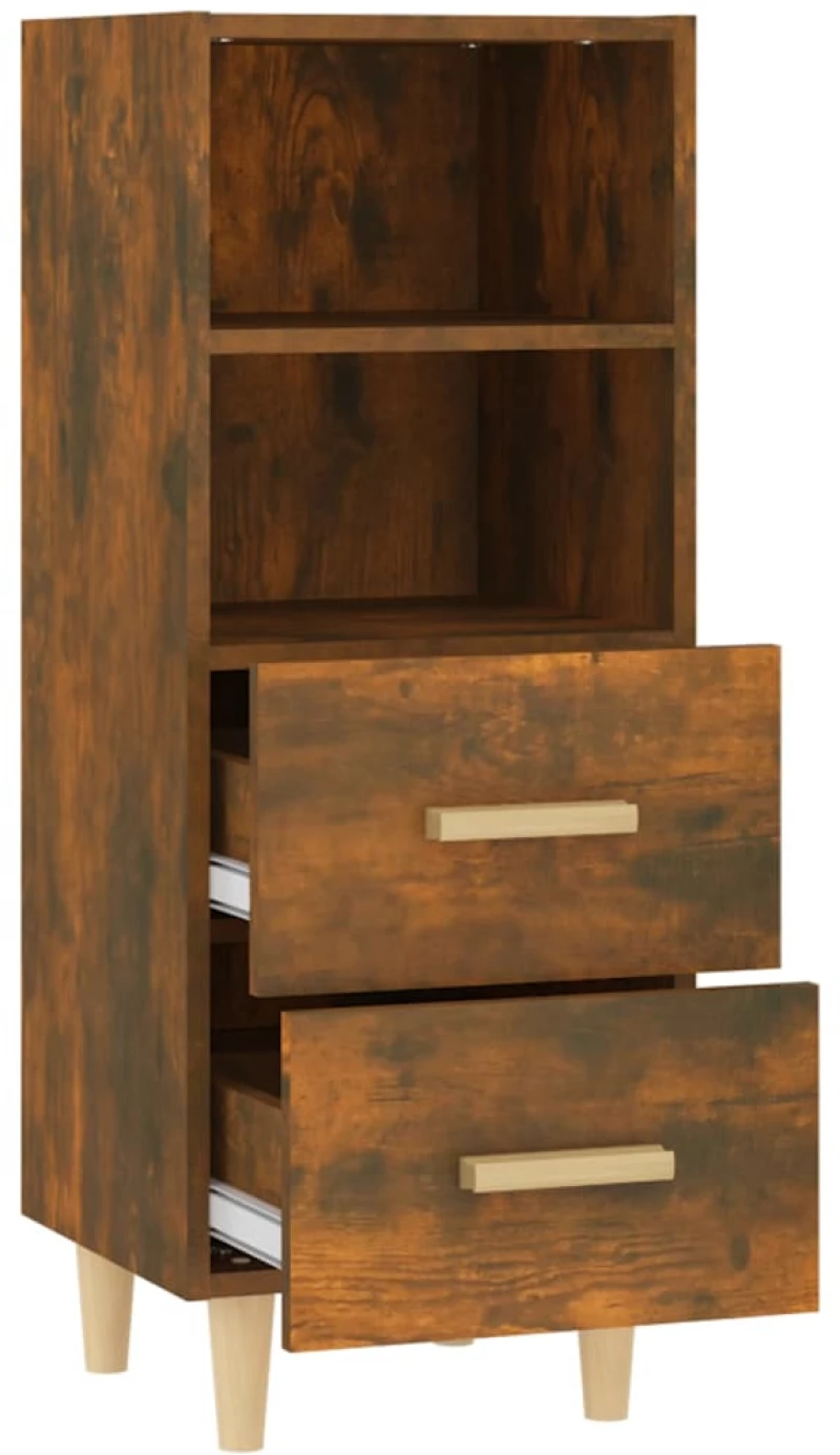 vidaXL Ντουλάπι Καπνιστή Δρυς 34,5 x 34 x 90 εκ. Επεξεργασμένο Ξύλο N/A Καφέ