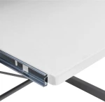 vidaXL Γραφείο Υπολογιστή Γωνιακό Λευκό 132x112x99 εκ. Επεξ. Ξύλο 132 x 112 x 99 cm Λευκό