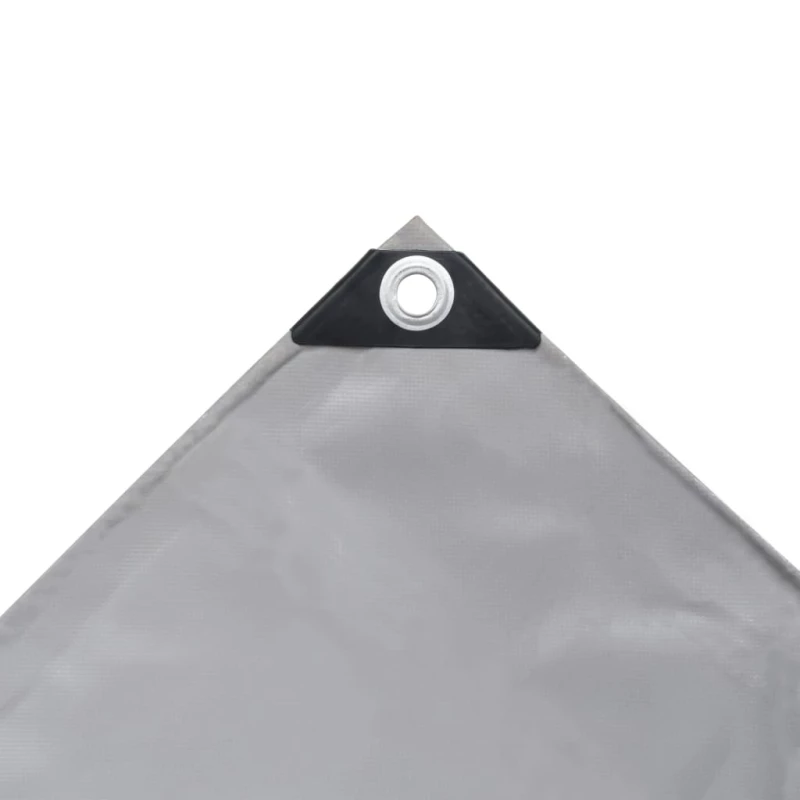 vidaXL Μουσαμάς Γκρι 6 x 8 μ. 650 γρ./μ.² 6 x 8 m Γκρι