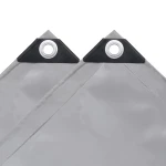 vidaXL Μουσαμάς Γκρι 6 x 8 μ. 650 γρ./μ.² 6 x 8 m Γκρι