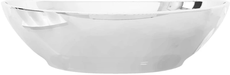 vidaXL Νιπτήρας Ασημί 40 x 33 x 13,5 εκ. Κεραμικός N/A Ασήμι