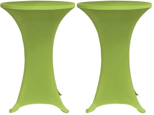 vidaXL Καλύμματα Τραπεζιού Ελαστικά 4 τεμ. Πράσινα 70 εκ. 70 cm Πράσινο