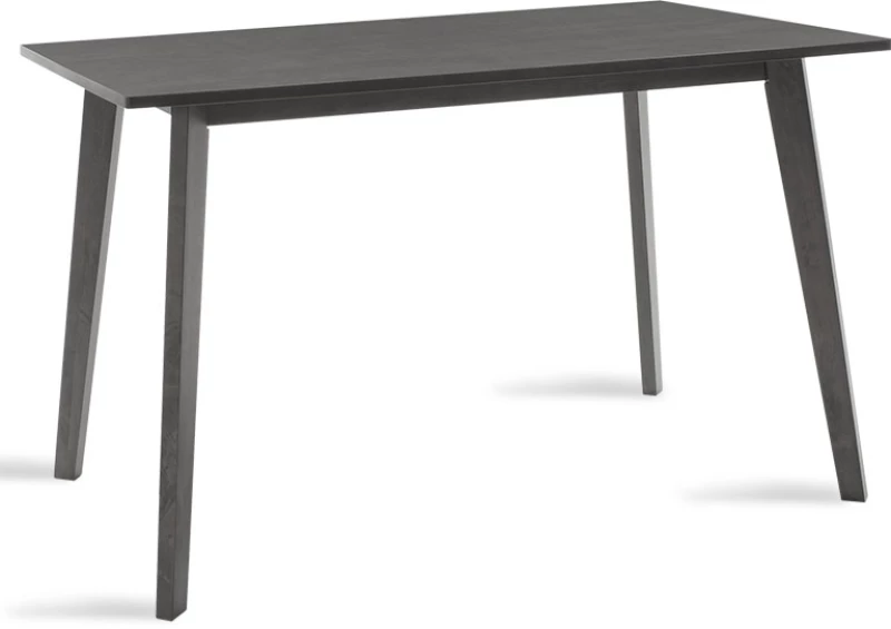 Τραπέζι Benson pakoworld MDF με καπλαμά  χρώμα rustic grey 120x75x75εκ