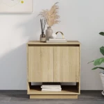 vidaXL Μπουφές Sonoma Δρυς 70 x 41 x 75 εκ. από Μοριοσανίδα N/A Καφέ