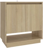 vidaXL Μπουφές Sonoma Δρυς 70 x 41 x 75 εκ. από Μοριοσανίδα N/A Καφέ