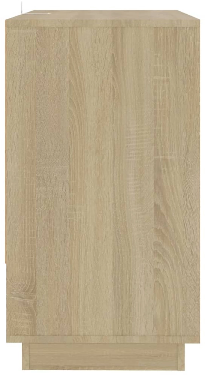vidaXL Μπουφές Sonoma Δρυς 70 x 41 x 75 εκ. από Μοριοσανίδα N/A Καφέ