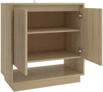 vidaXL Μπουφές Sonoma Δρυς 70 x 41 x 75 εκ. από Μοριοσανίδα N/A Καφέ