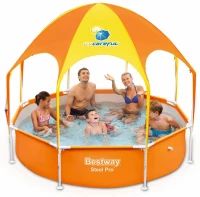 Bestway Πισίνα Παιδική Υπέργεια Steel Pro UV Careful 244 x 51 εκ. N/A