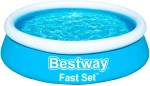 Bestway Πισίνα Φουσκωτή Στρογγυλή Fast Set Μπλε 183 x 51 εκ.