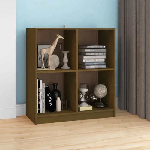 vidaXL Μπουφές Καφέ Μελί 70 x 33 x 76 εκ. από Μασίφ Ξύλο Πεύκου N/A Καφέ