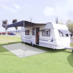 vidaXL Χαλί Σκηνής Λευκό 100 x 500 εκ. 100 x 500 cm