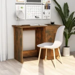 vidaXL Γραφείο Καπνιστή Δρυς 100x50x76 εκ. από Επεξεργασμένο Ξύλο N/A Καφέ
