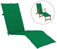 vidaXL Μαξιλάρι Σεζλόνγκ Πράσινο (75+105) x 50 x 3 εκ. N/A Πράσινο