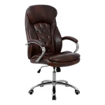 ΚΑΡΕΚΛΑ ΓΡΑΦΕΙΟΥ LANISHA HM1099.09 ΚΑΦΕ 65x73x125cm (Η τιμή αφορά το 1 τεμάχιο)