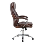 ΚΑΡΕΚΛΑ ΓΡΑΦΕΙΟΥ LANISHA HM1099.09 ΚΑΦΕ 65x73x125cm (Η τιμή αφορά το 1 τεμάχιο)