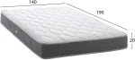 ΣΤΡΩΜΑ DREAMTOPIA ΣΕΙΡΑ LULLABY HM655.140 BONNELL SPRING 140x190 εκ. (Η τιμή αφορά το 1 τεμάχιο)