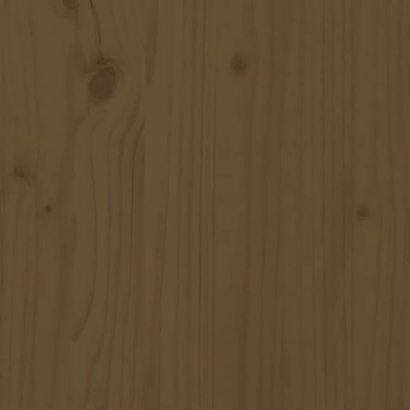 vidaXL Παπουτσοθήκη Μελί 110x38x45,5 εκ. από Μασίφ Ξύλο Πεύκου N/A Καφέ