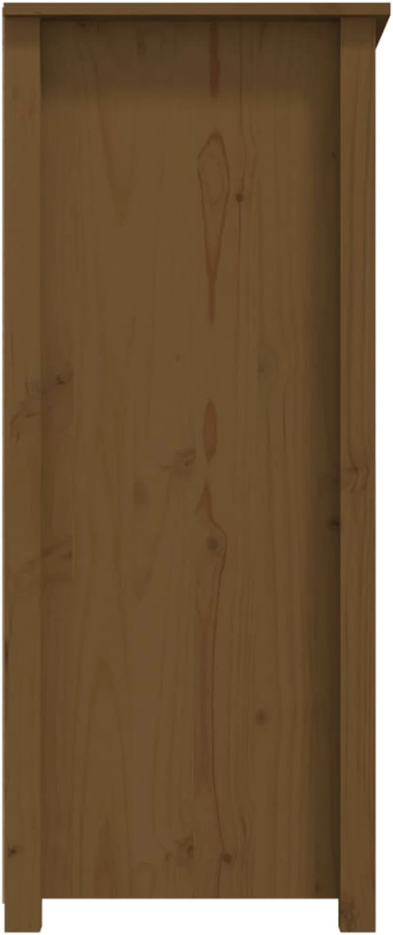 vidaXL Ντουλάπι Καφέ Μέλι 83x41,5x100 εκ. από Μασίφ Ξύλο Πεύκου N/A Καφέ