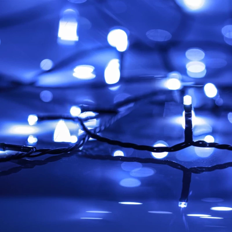 vidaXL Φωτάκια με 1000 LED Μπλε 100 μ. από PVC 100 m