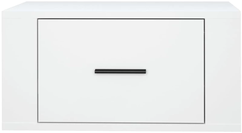 vidaXL Κομοδίνα Επιτοίχια 2 τεμ. Λευκά 50x36x25 εκ. N/A Λευκό