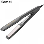 Kemei Πρέσα Μαλλιών με Κεραμικές Πλάκες & Ρυθμιζόμενο Θερμοστάτη