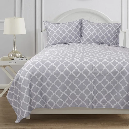 285219 ΣΕΤ ΠΑΠΛΩΜΑ ΥΠΕΡΔΙΠΛΟ FAIRMONT ART 12005 220X240 ΕΜΠΡΙΜΕ   BEAUTY HOME