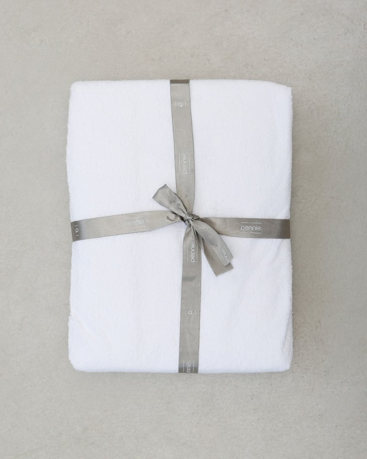 297436 Πετσετέ αδιάβροχο επίστρωμα Madeira Διπλή (140x200cm) Ασπρο