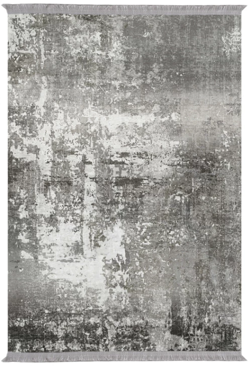 326387 ΧΑΛΙ ΣΑΛΟΝΙΟΥ ΜΕ ΚΡΟΣΙΑ JOSIANE ΓΚΡΙ  180X280 ΕΚ.