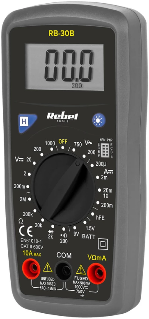 295139 ΠΟΛΥΜΕΤΡΟ REBEL RB-30B