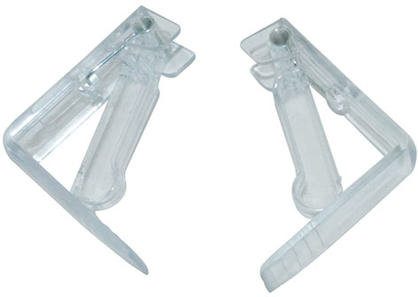 Πιάστρα Τραπεζομάντηλου Πλαστική Με Ελατήριο