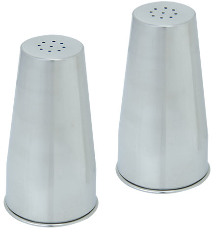 Αλατιέρα Σετ 2 τμχ Ιnox 11cm