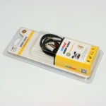 ΚΑΛΩΔΙΟ ΗΧΟΥ ΣΤΕΡΕΟ 1.8m AUX-3RCA ANDOWL QY-AV10