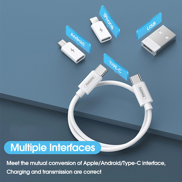 Remax RC-190 Regular USB to ALL Μπλε With Cable