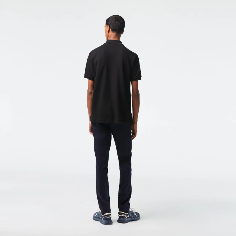 Polo μπλούζα ανδρική Lacoste Black